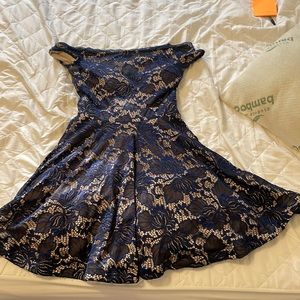 Navy B.Darlin Dress